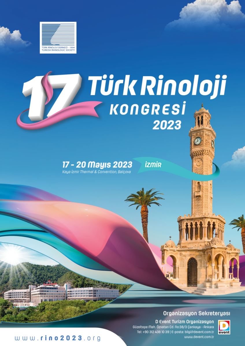 17. Türk Rinoloji Kongresi : 17-20 Mayıs 2023 - Türk Kulak Burun Boğaz ve  Baş Boyun Cerrahisi Derneği