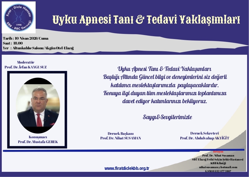 Uyku Apnesi Tanı & Tedavi Yaklaşımları: 10 Nisan 2026