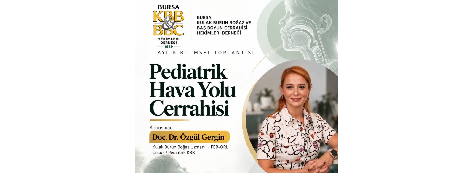 Bursa KBB & BBC Hekimleri Derneği Aylık Bilimsel Toplantısı: 23 Eylül 2026