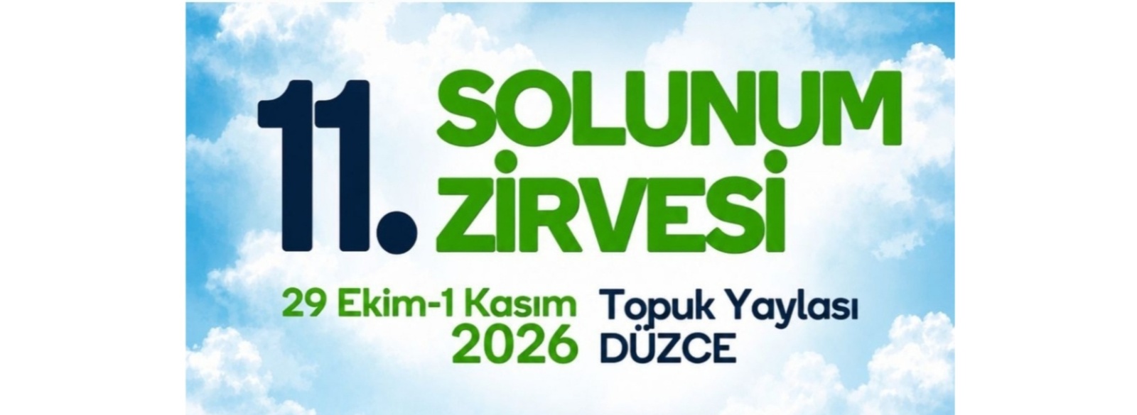 11. Solunum Zirvesi Sözlü Bildirilerinizi Bekliyor
