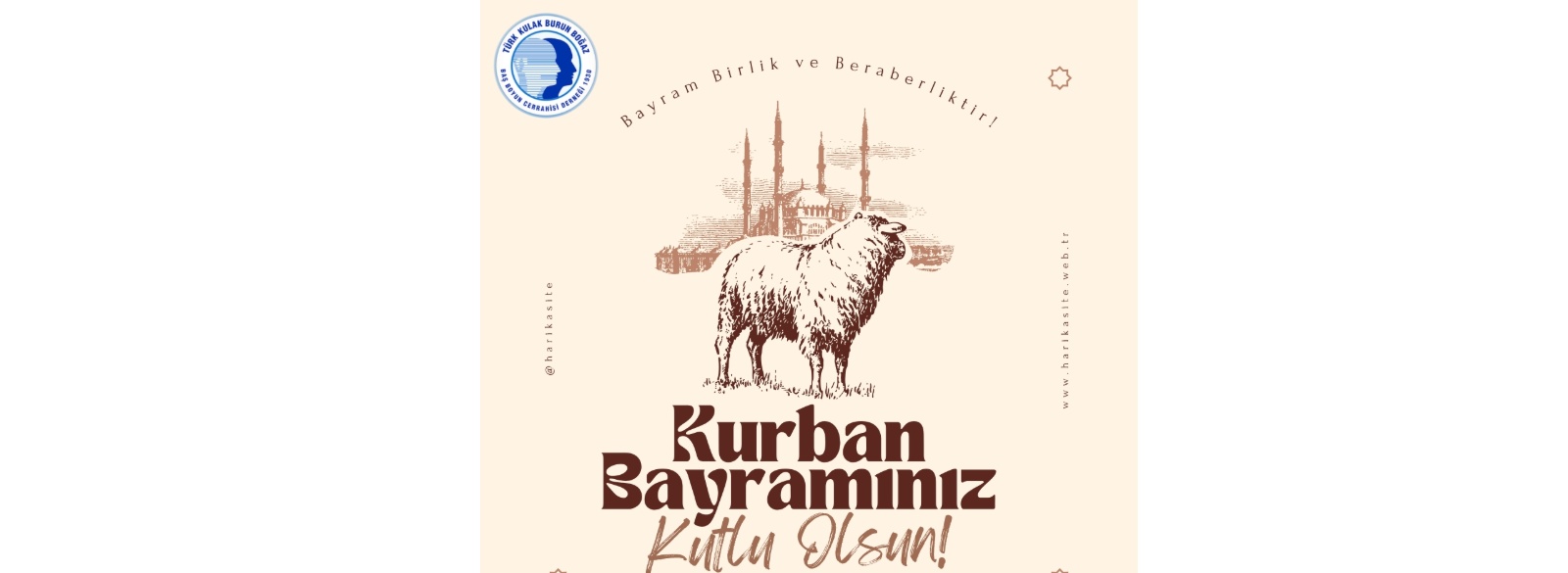 Dernek Başkanımızdan Kurban Bayramı Kutlama Mesajı